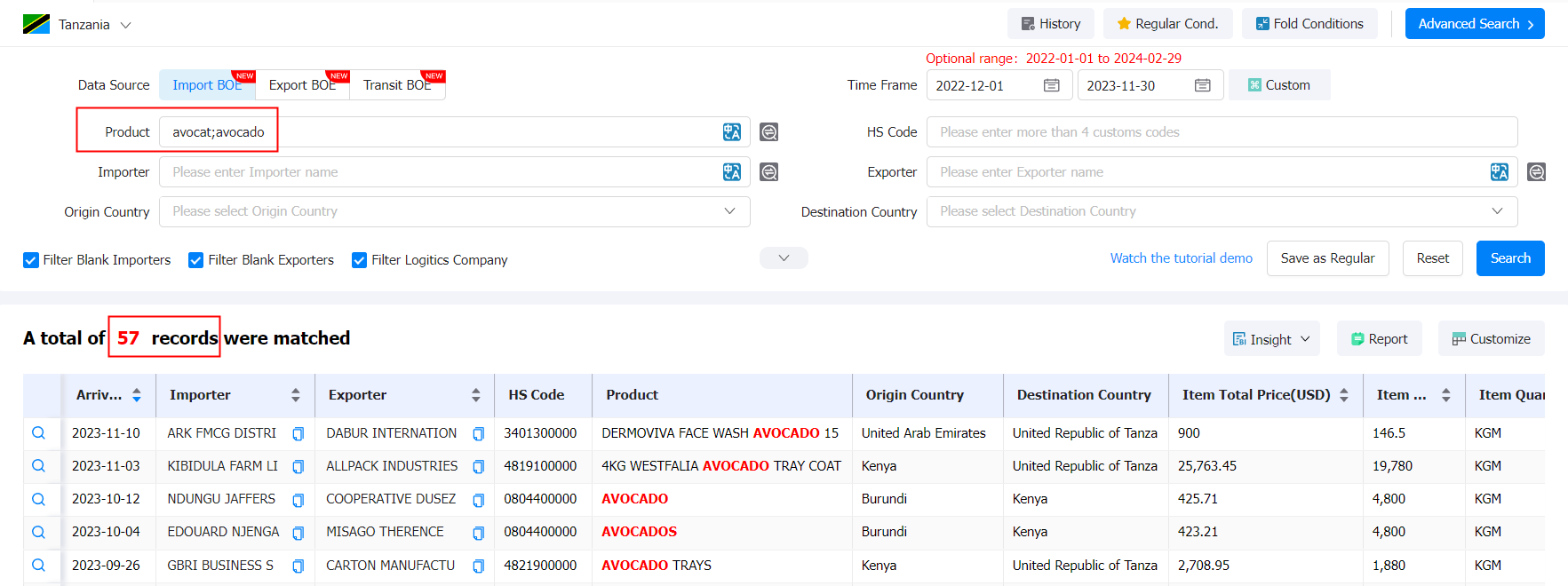 查询外贸客户,查询坦桑尼亚外贸客户,查询鳄梨外贸客户 查询外贸客户,查询坦桑尼亚外贸客户,查询鳄梨外贸客户